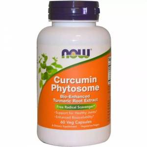 Фитосома куркумина, Now Foods, Curcumin Phytosome, 60 растительных капсул / NF4642