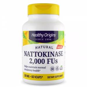 Наттокиназа 100мг, Healthy Origins, 60 гелевых капсул / HO-25157