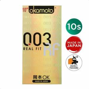 Презервативы ультратонкие Okamoto Real Fit 0.03, 10 шт / IXI59148