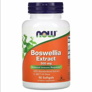 Улучшение качества спермы - Босвеллия Экстракт, Boswellia Extract, Now Foods, 90 Гелевых Капсул / NF4936.30034