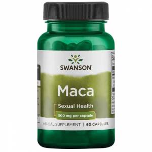 Мака перуанская (экстракт корня 4:1) 500 мг 60 капсул / Maca Swanson USA / SWP-00011.8164