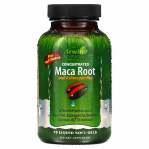 Концентрированный корень маки и ашваганда / Concentrated Maca Root and Ashwagandha 75 Soft-Gels / IRW59205.37157 
