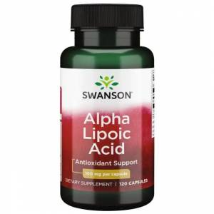Альфа-липоевая кислота / Alpha Lipoic Acid 100 mg 120 Caps Swanson USA / SW00982.30660