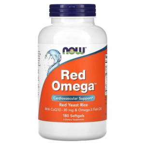 Средство против холестерина - Рэд Омега 180 гелевых капсул / Red Omega Now Foods USA / NOW1676.29710