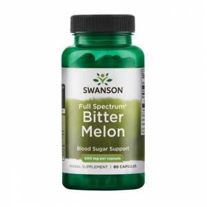 Снижение сахара в крови - Горькая дыня (Момордика) 500 мг 60 капсул / Bitter Melon Swanson USA / SW-11161.32804