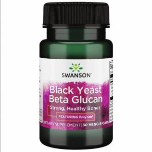 Бета-глюкан черных дрожжей Swanson Black Yeast Beta Glucan, 30 Veggie Caps / SWV02905.38699