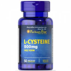 Л-Цистеин / L-Cysteine 500 mg 50 caps Puritan's Pride USA / PP.30643