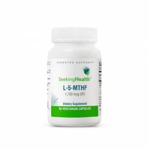Метилфолат, L-5-MTHF, Seeking Health, 60 вегетарианских капсул / SKH52057