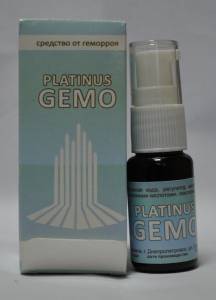 GEMO PLATINUS - Cредство от геморроя (Гемо Платинус) / 4003