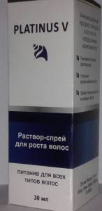 Platinus V - раствор-спрей для роста волос (Платинус В) / 6012