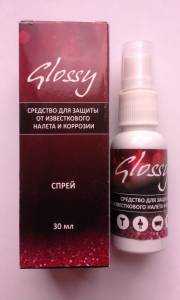 Glossy - спрей для защиты от известкового налёта и коррозии (Глосси) / 8012