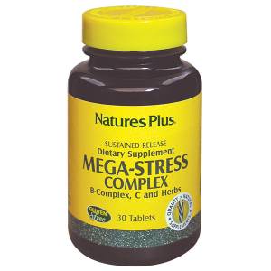 Супер Сильный Комплекс от Стресса, Natures Plus, 30 таблеток / NTP1250