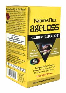 Комплекс для Здорового Сна, AgeLoss, Natures Plus, 60 таблеток / NTP8023