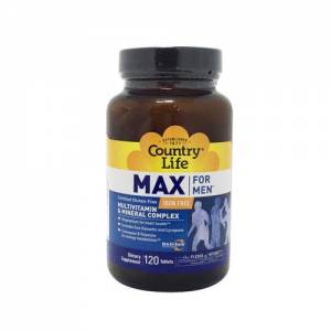 Мультивитамины и Минералы для Мужчин, Max for Men, Country Life, 120 таблеток