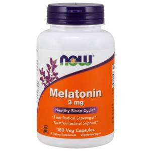 Мелатонин 3 мг, Now Foods, 180 гелевых капсул / NF3257.16892
