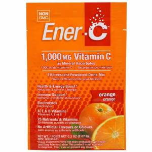Витаминный Напиток для Повышения Иммунитета, Вкус Апельсина, Vitamin C, Ener-C, 1 пакетик