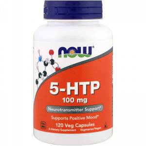 5-HTP (Гидрокситриптофан) 100мг, Now Foods, 120 гелевых капсул / NF0106.26433