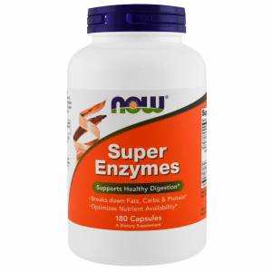Супер Энзимы, Now Foods, 180 капсул / NF2964