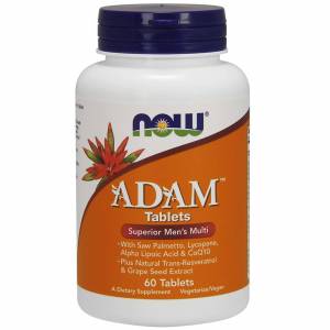 Супер Мультивитамины для Мужчин, Adam, Now Foods, 60 таблеток / NF3875