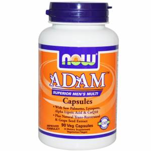 Супер Мультивитамины для Мужчин, Adam, Now Foods, 90 гелевых капсул / NF3878