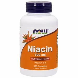 Ниацин (В3) 500мг, Now Foods, 100 капсул
