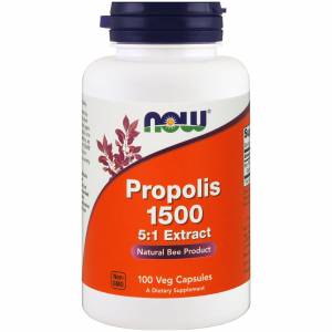 Экстракт Прополиса 1500, Now Foods, 100 гелевых капсул