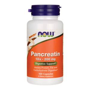 Панкреатин 10x 200мг, Now Foods, 100 капсул / NF2945