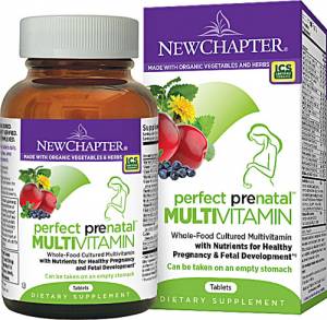 Мультивитамины для Беременных, Perfect Prenatal, New Chapter, 96 таблеток / NC0316