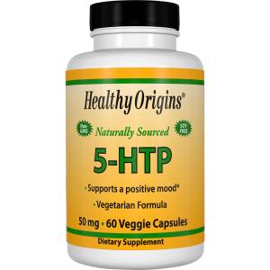 5-HTP (Гидрокситриптофан) 50мг, Healthy Origins, 60 гелевых капсул / HO35071