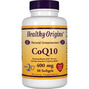 Коэнзим Q10 400мг, Healthy Origins, 30 желатиновых капсул