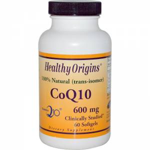 Коэнзим Q10 600мг, Healthy Origins, 60 желатиновых капсул