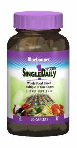 Мультивитамины с железом, Single Daily, Bluebonnet Nutrition, 30 капсул