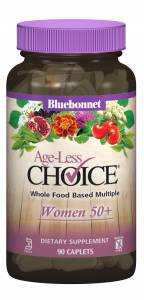 Женские Мультивитамины 50+, Ageless Choice, Bluebonnet Nutrition, 90 капсул / BLB0163