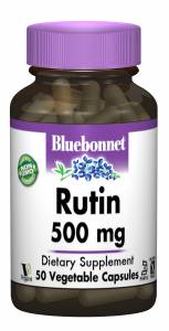 Рутин 500мг, Bluebonnet Nutrition, 50 гелевых капсул / BLB0564