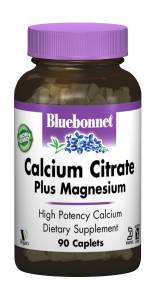 Цитрат Кальция + Магний, Bluebonnet Nutrition, 90 капсул / BLB0716