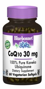 Коэнзим Q10 30мг, Bluebonnet Nutrition, 60 гелевых капсул