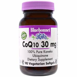 Коэнзим Q10 30мг, Bluebonnet Nutrition, 90 гелевых капсул