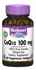 Коэнзим Q10 100мг, Bluebonnet Nutrition, 60 желатиновых капсул