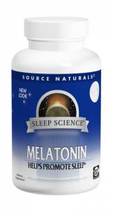 Мелатонин 1мг, Sleep Science, Source Naturals, 200 таблеток