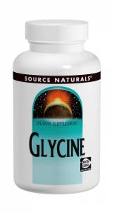 Глицин 500 мг, Source Naturals, 200 капсул / SN1605