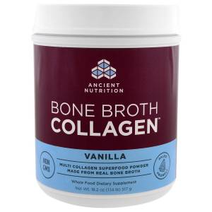 Коллаген из Костного Бульона, Ваниль, Dr. Axe/Ancient Nutrition, Collagen, 517 гр / AN2039
