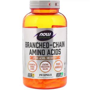Комплекс Аминокислот с Разветвлёнными Цепями, Branched Chain Amino Acids, Now Foods, 240 капсул
