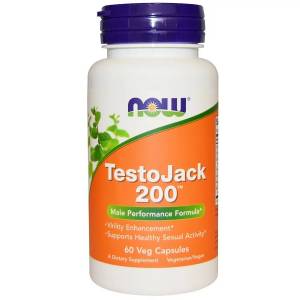 Репродуктивное Здоровье Мужчин ТестоДжек, TestoJack 200, Now Foods, 60 капсул / NF2198.25170