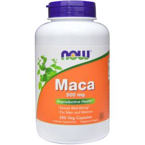 Перуанская Мака, Maca, Now Foods, 500 мг, 250 гелевых капсул