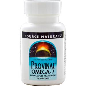 Омега-7, Provinal Omega-7, Source Naturals. 30 капсул