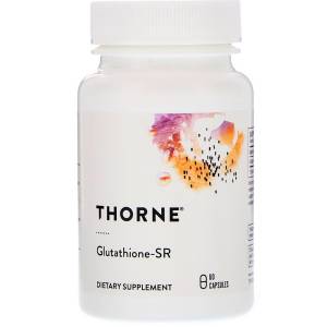 Глутатион, Glutathione-SR, Thorne Research, 60 капсул / THR54003