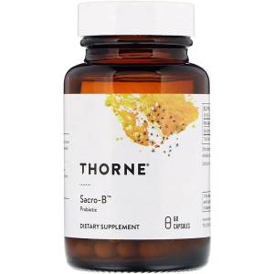 Сахаромицеты Буларди, Sacro-B, Probiotic, Thorne Research, 60 капсул / THR75703