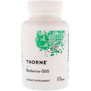 Берберин-500, Berberine-500, Thorne Research, 60 Капсул / THR04800