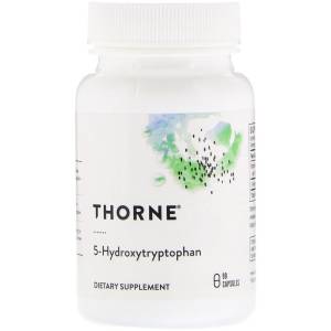 5-HTP (5-Гидрокситриптофан, 5-Hydroxytryptophan) 100 мг, Thorne Research, 90 капсул / THR50302