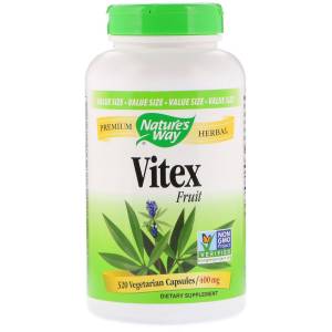 Витекс, Vitex Fruit, 400 mg, Nature's Way, 320 Капсул